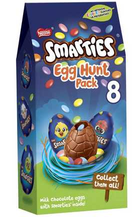 smarties egg hunt
