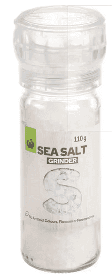 wwcoursely ground sea salt