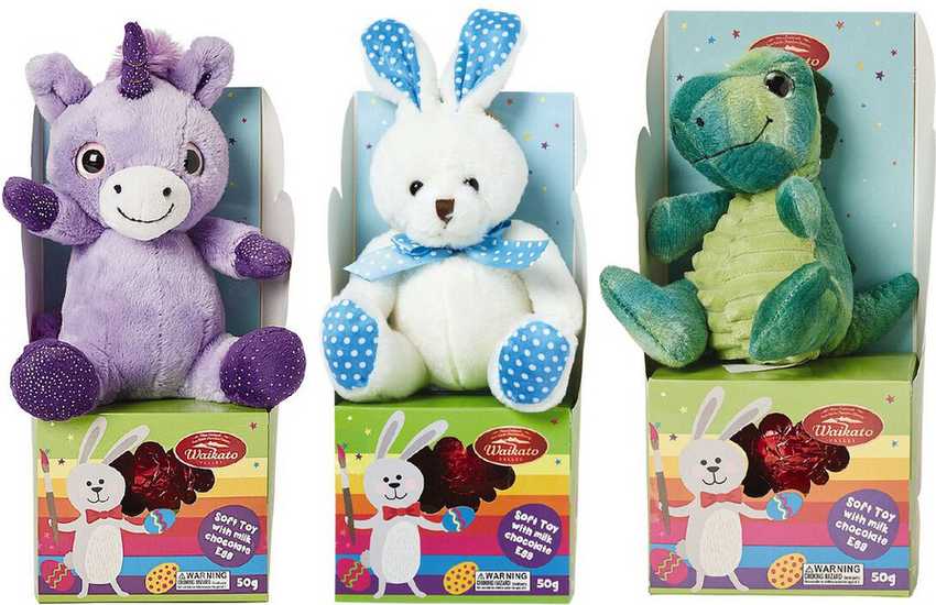 soft toys with easter eggs