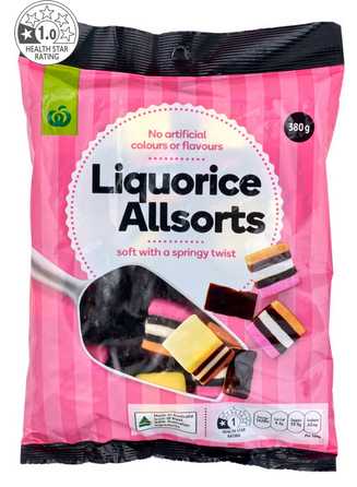 countdown licorice allsorts