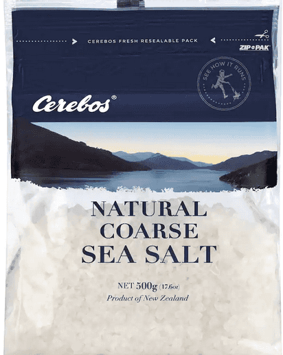 cerebos natural coarse sea salt