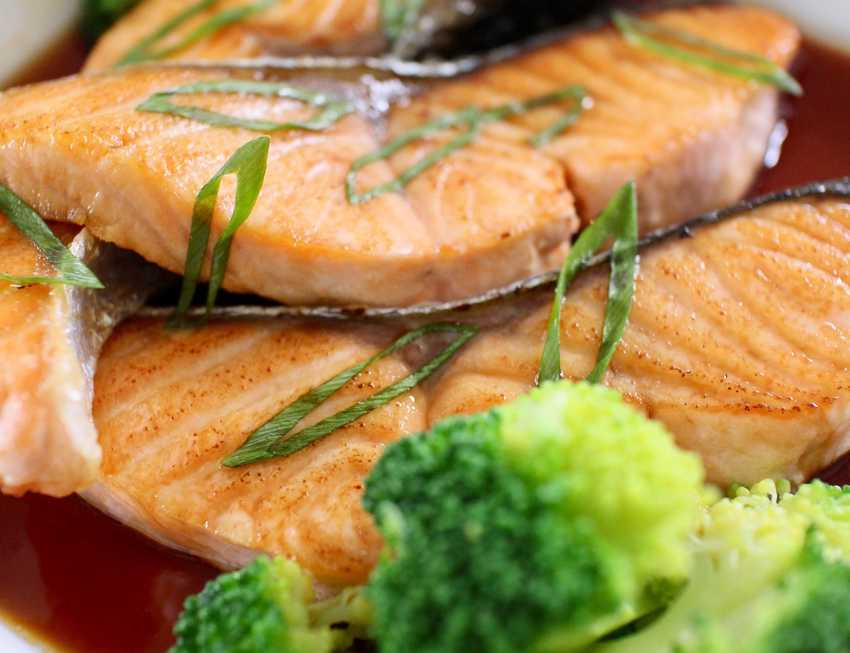 salmon steaks