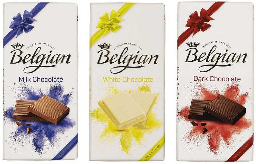 belgian chocolate blocks