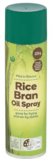 ww rice bran oil spraycan