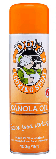 dots cooking oil spray canola oil