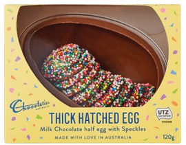 Chocolatier thick hatched egg in box