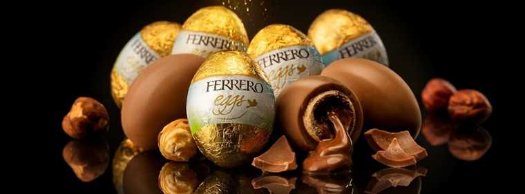 Ferrero mini eggs glamour shot