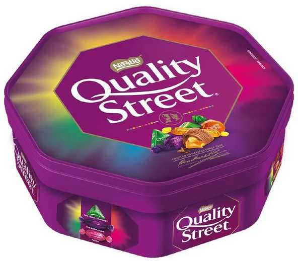 quality street tin
