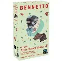 bennetto mint truffle square box of 20